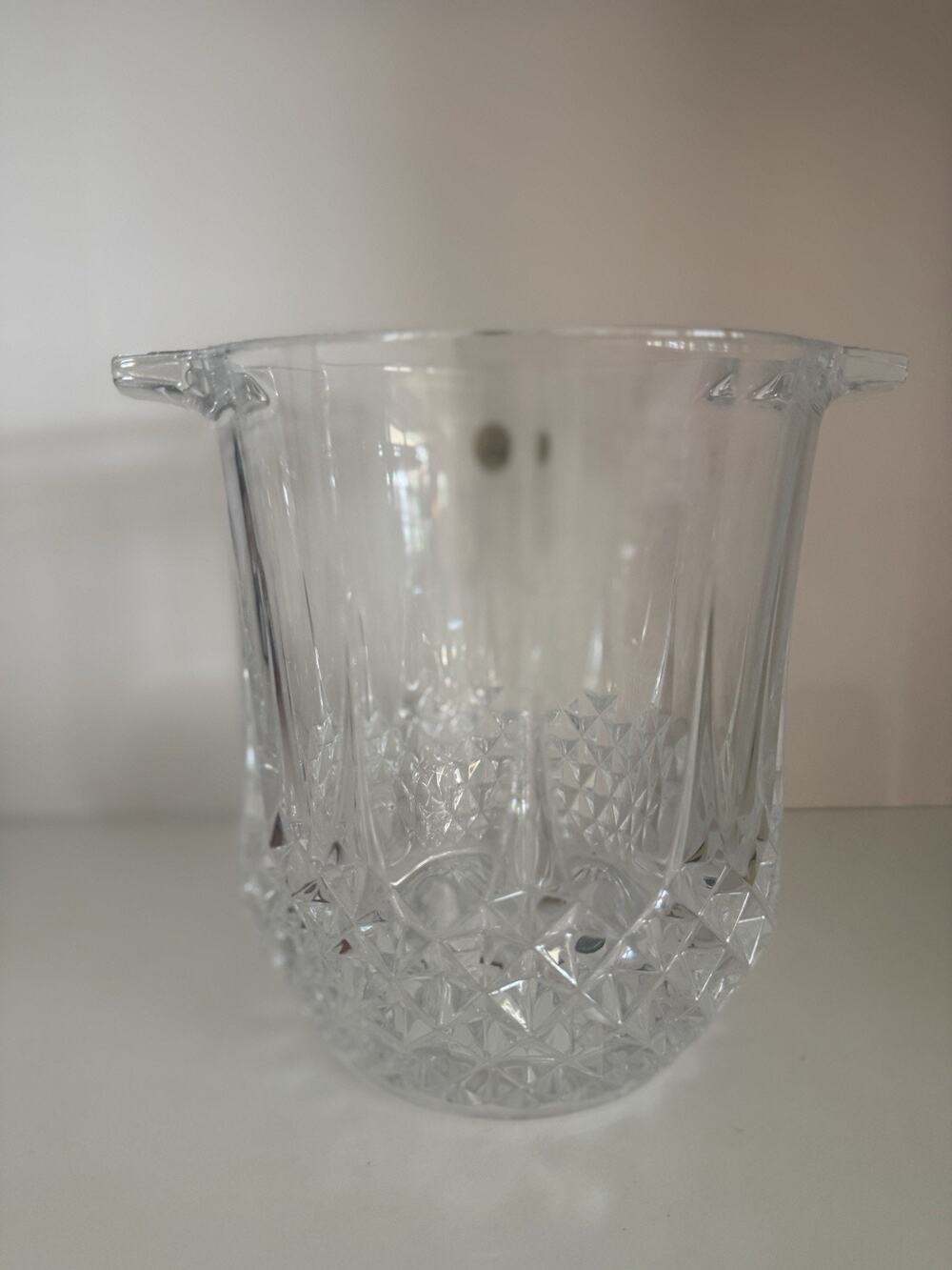 Vintage Cristal D'Arques Longchamp France Lead Crystal Champagne Ice Bucket